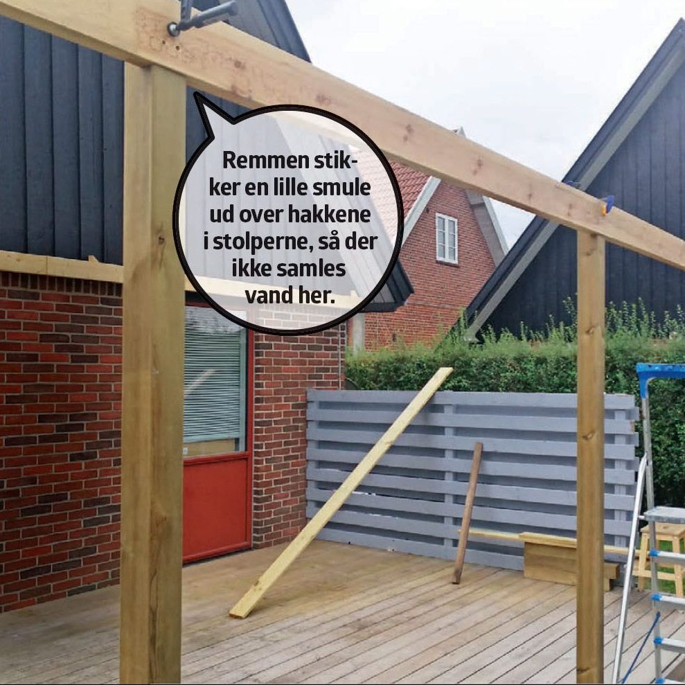 Byg selv overdækket terrasse