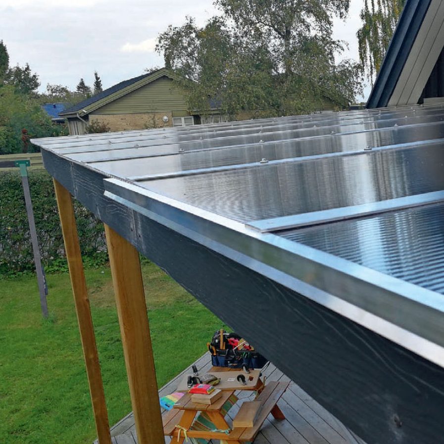 Overbygg til terrassen | Enkelt tak over terrasse