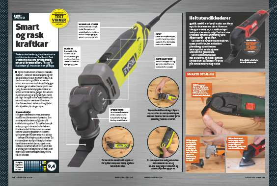 Test av multikuttere med ledning