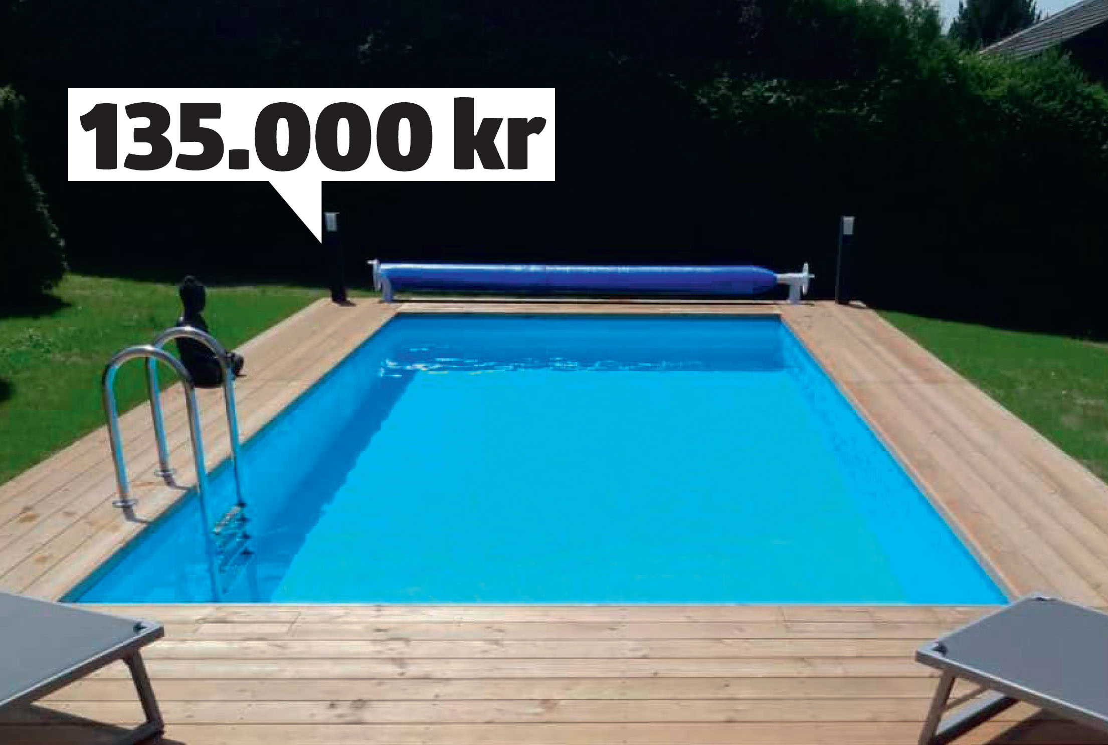 Basseng på 3 budsjett