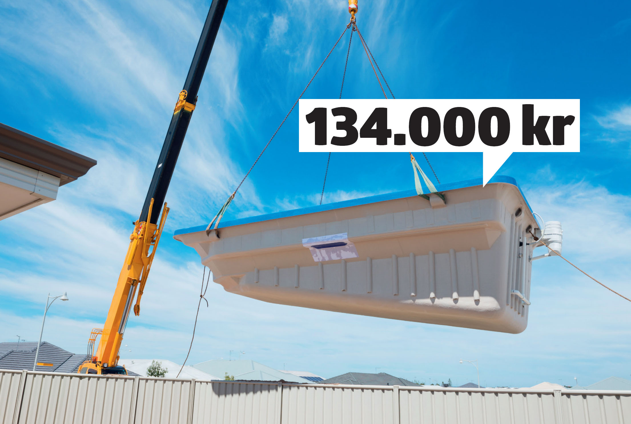 Basseng på 3 budsjett