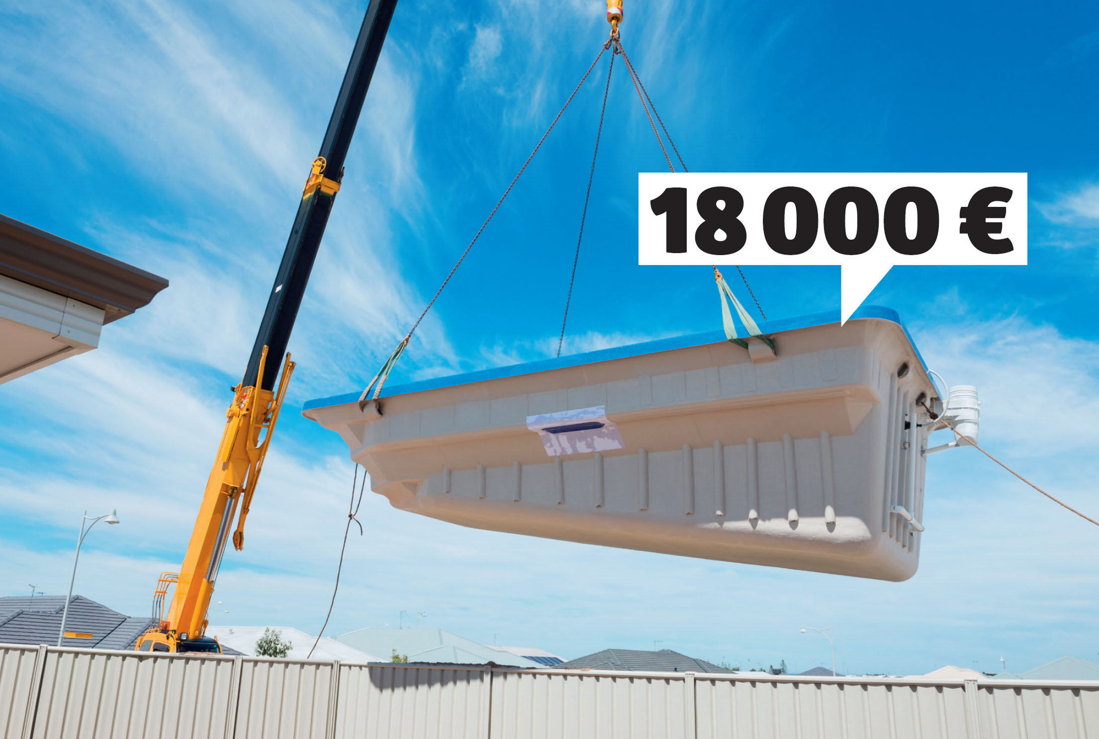 Uima-allas kolmella eri budjetilla