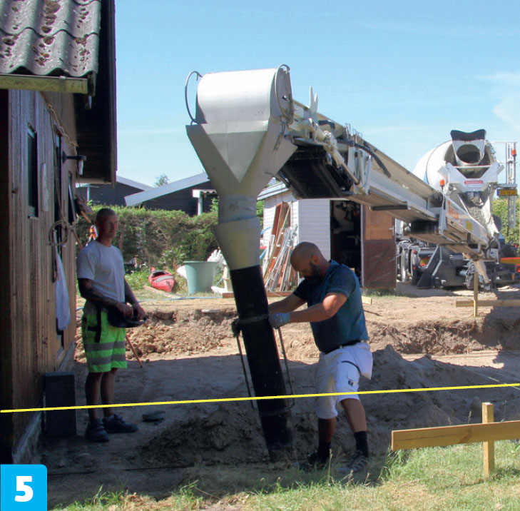 Tilbygning fundament