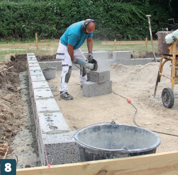 Tilbygning fundament