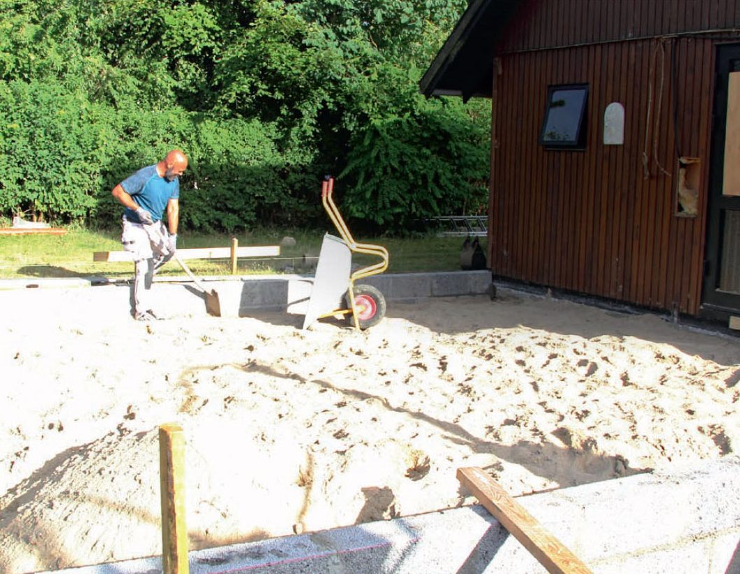 Tilbygning fundament