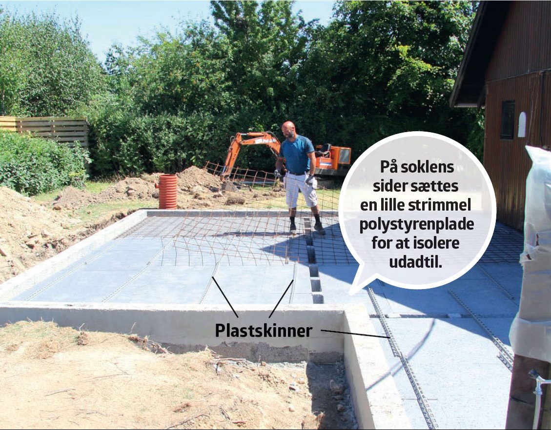 Tilbygning fundament