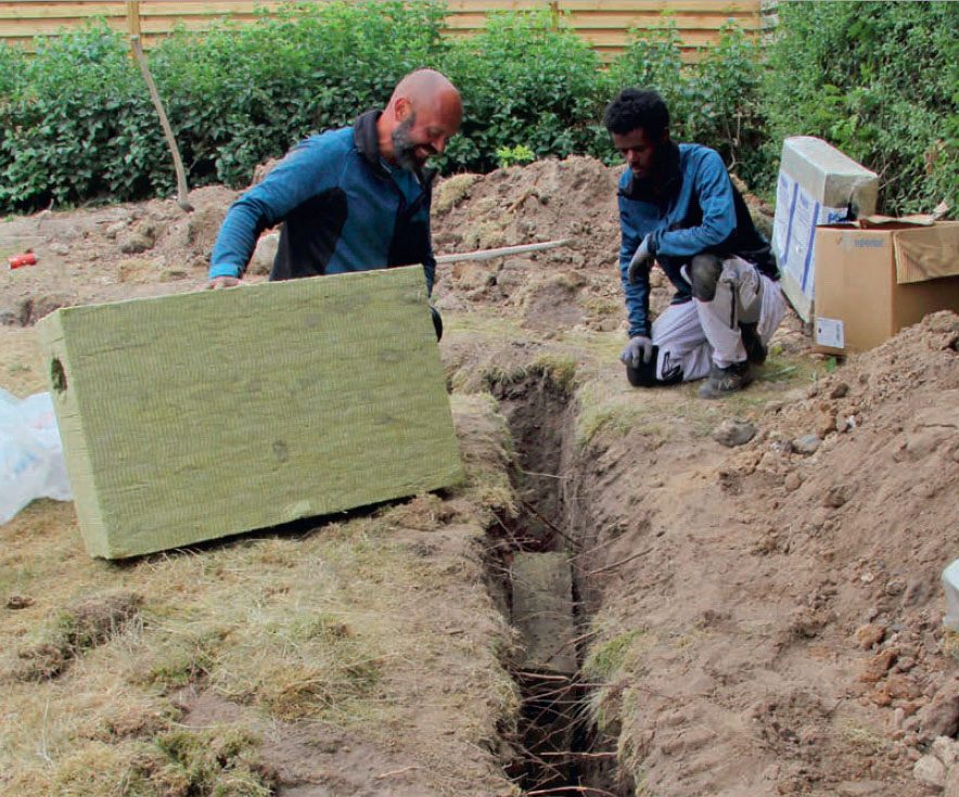 Tilbygning fundament