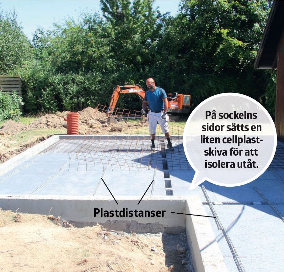 Tillbyggnad: Fundament