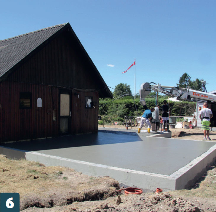 Tillbyggnad: Fundament