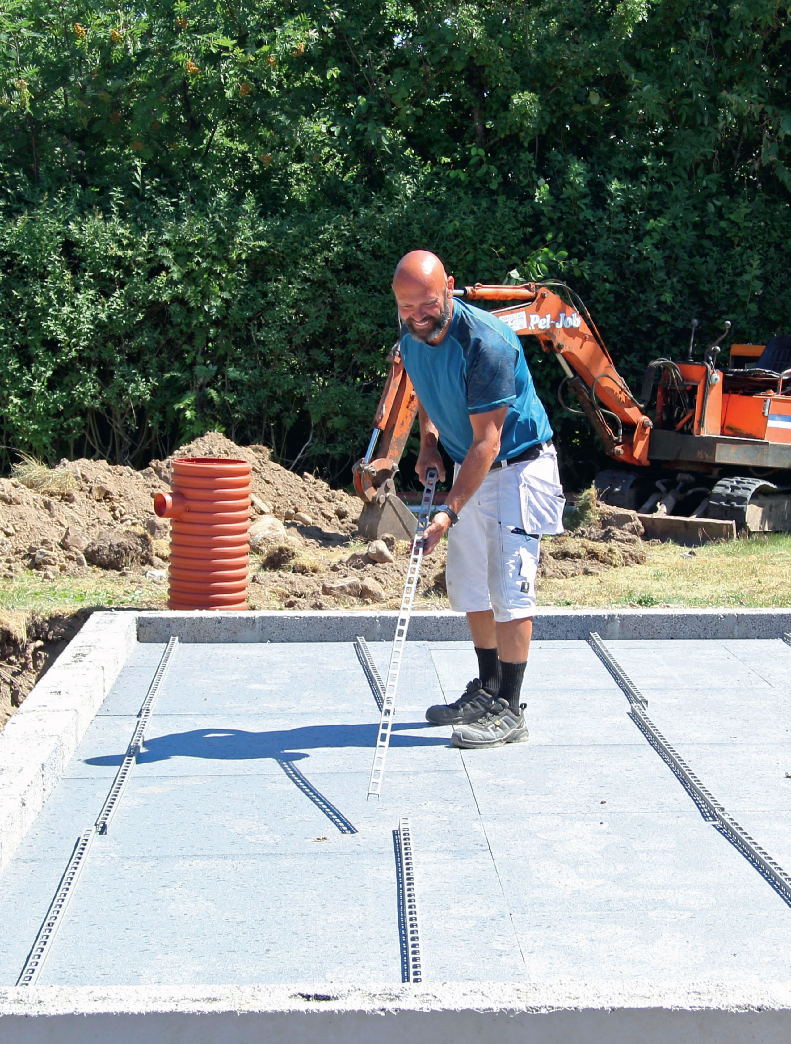 Tillbyggnad: Fundament