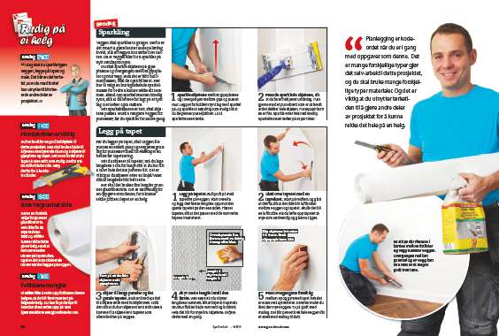 Blend døren så hullet blir usynlig