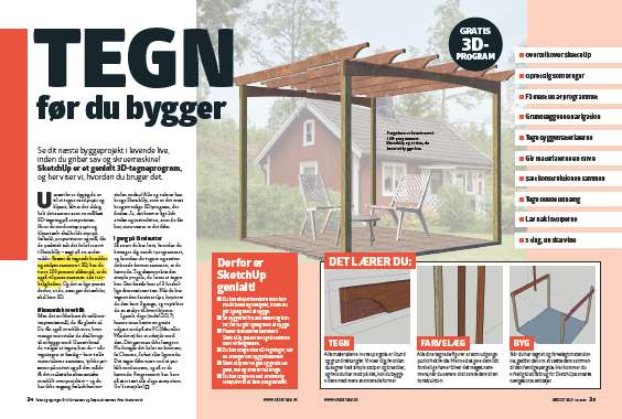 Sketchup: Brug et gratis 3D-tegneprogram og få et perfekt resultat!