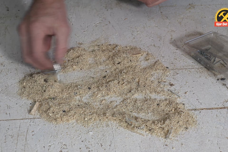 Rask oppsamling med magnet