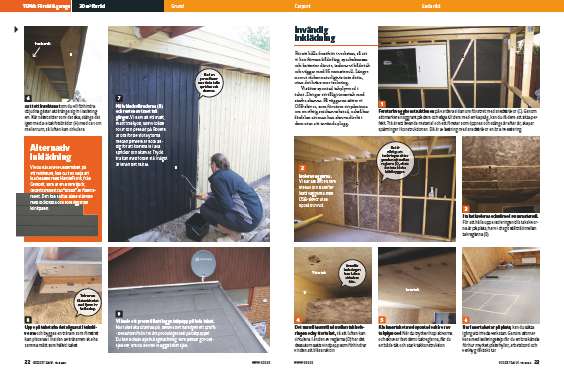 Bygga isolerad verkstad med gjuten grund