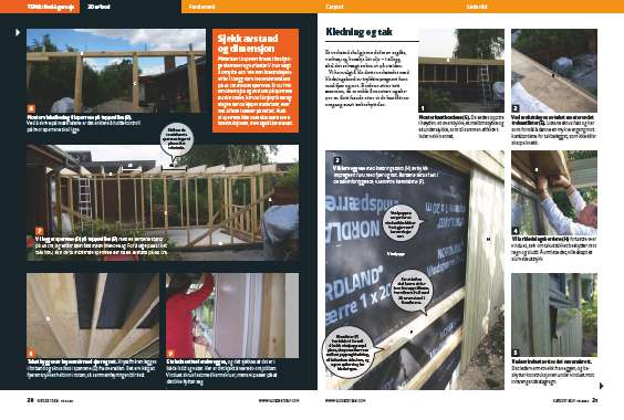 Bygge isolert verksted med støpt fundament