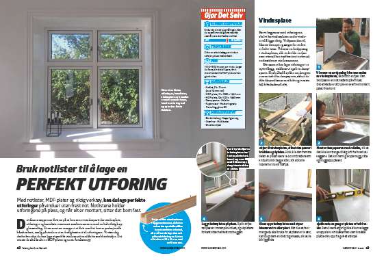 Lage utforing selv | utforing vindu