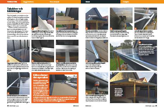 Enkel överbyggnad av terrassen