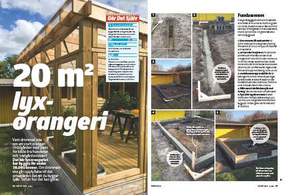 20 m² lyxorangeri för under 30.000 kronor