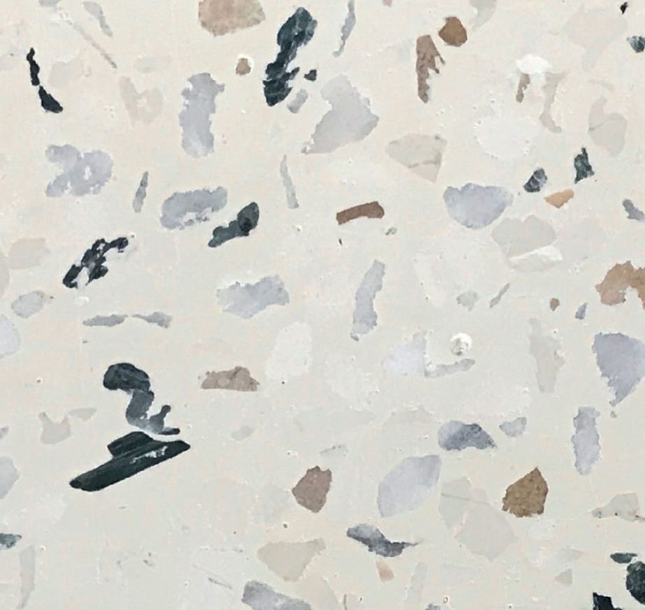 Terrazzo bordplade gør det-selv