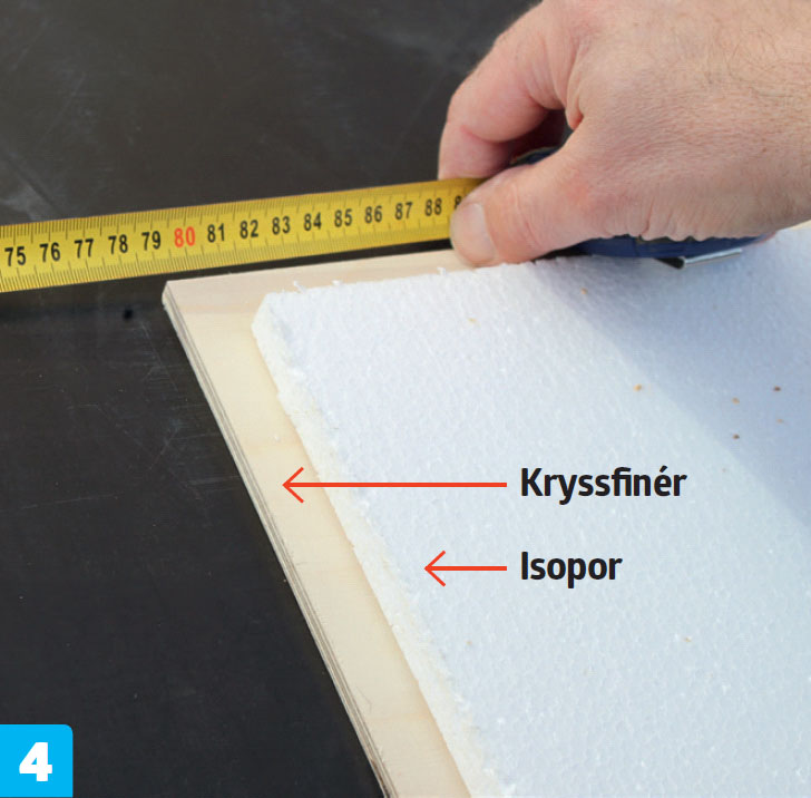 Terrazzo benkeplate: Mål opp til steketoppen