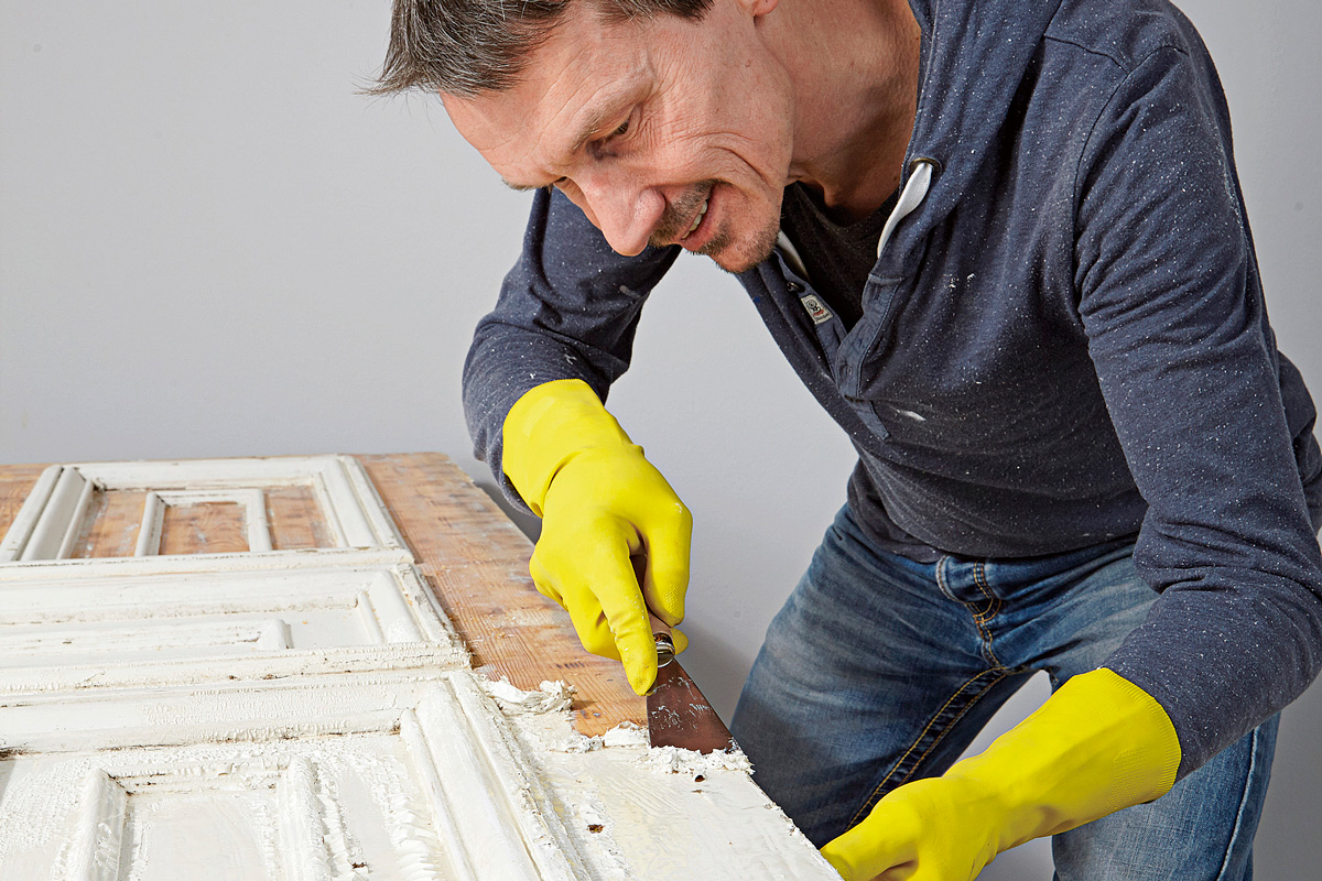 Totalrenoveret fyldningsdør