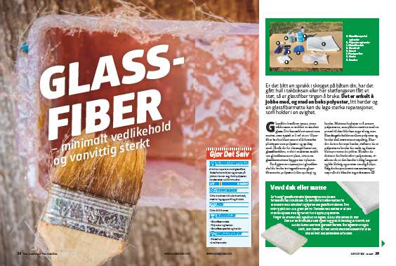 Slik jobber du med glassfiber