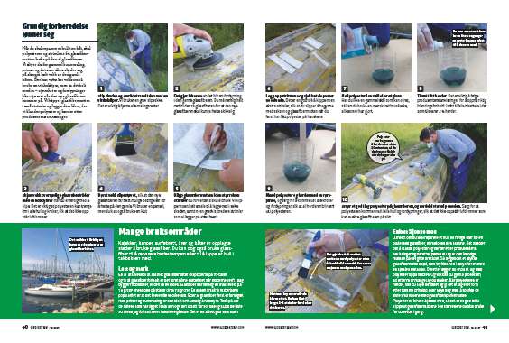 Slik jobber du med glassfiber