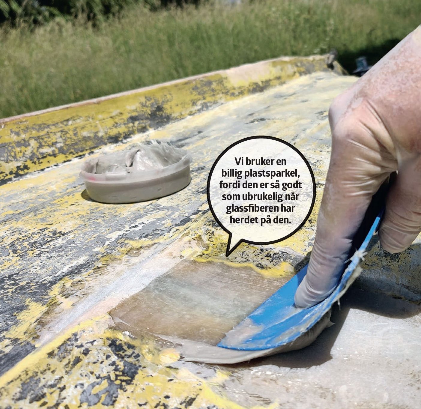 Slik jobber du med glassfiber