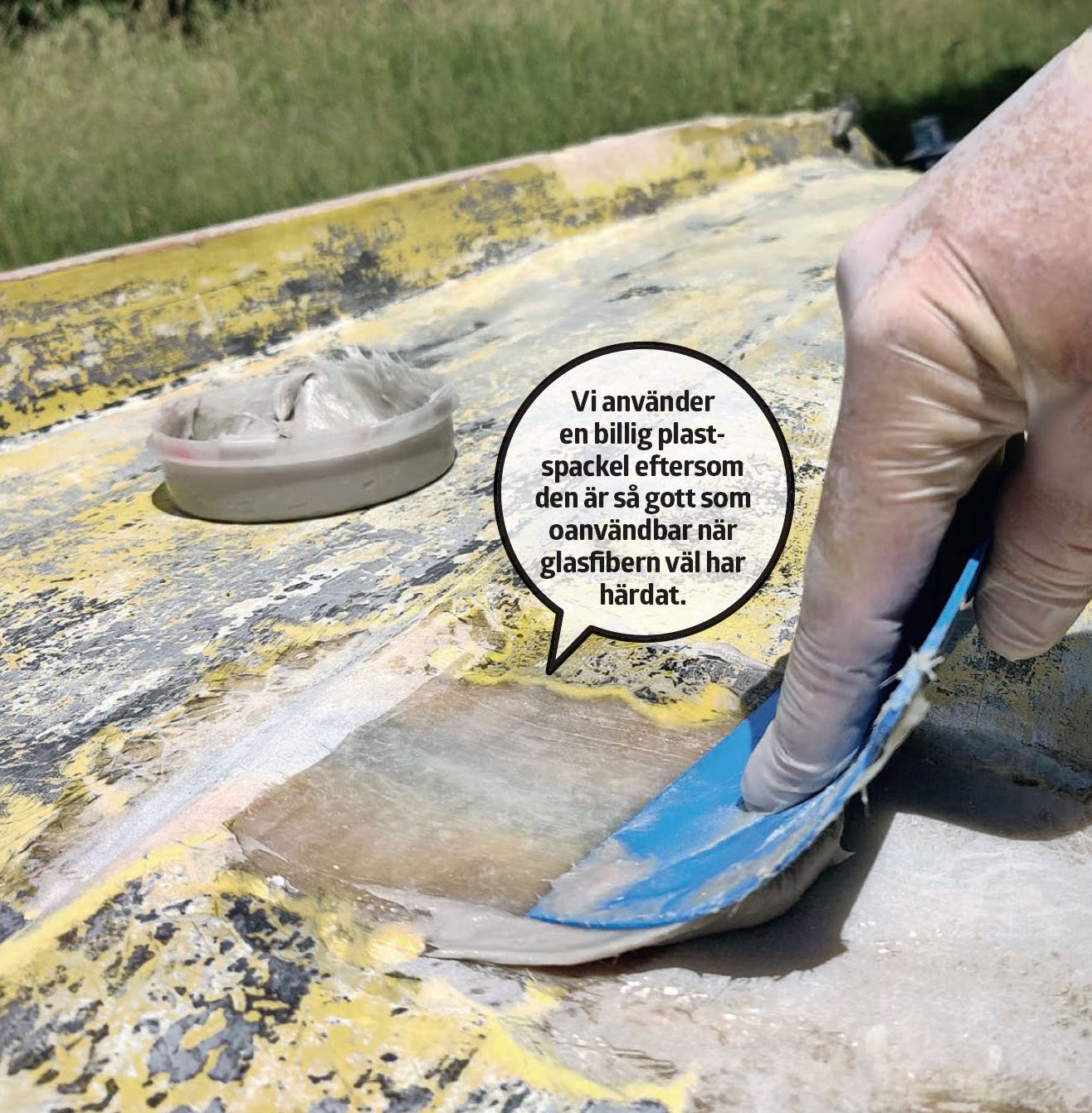 Så här arbetar du med glasfiber