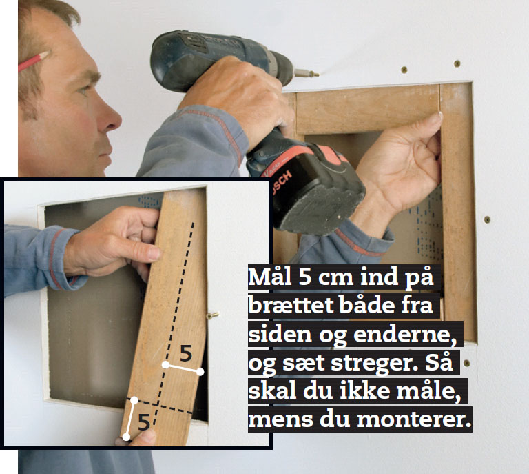 Reparation af store huller i væg