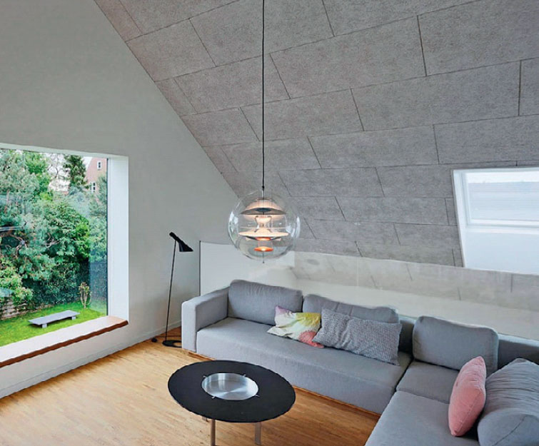 Ljuddämpande material: Träbetong