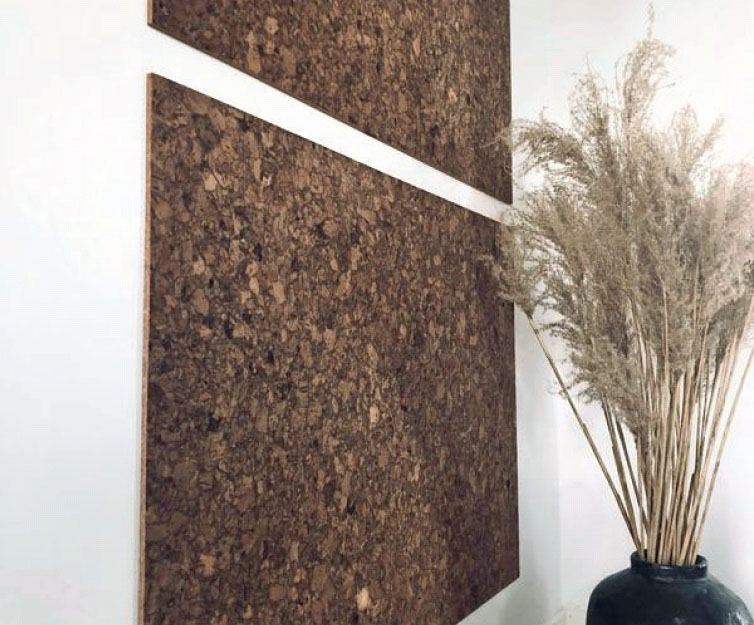 Ljuddämpande material: Korkplatta