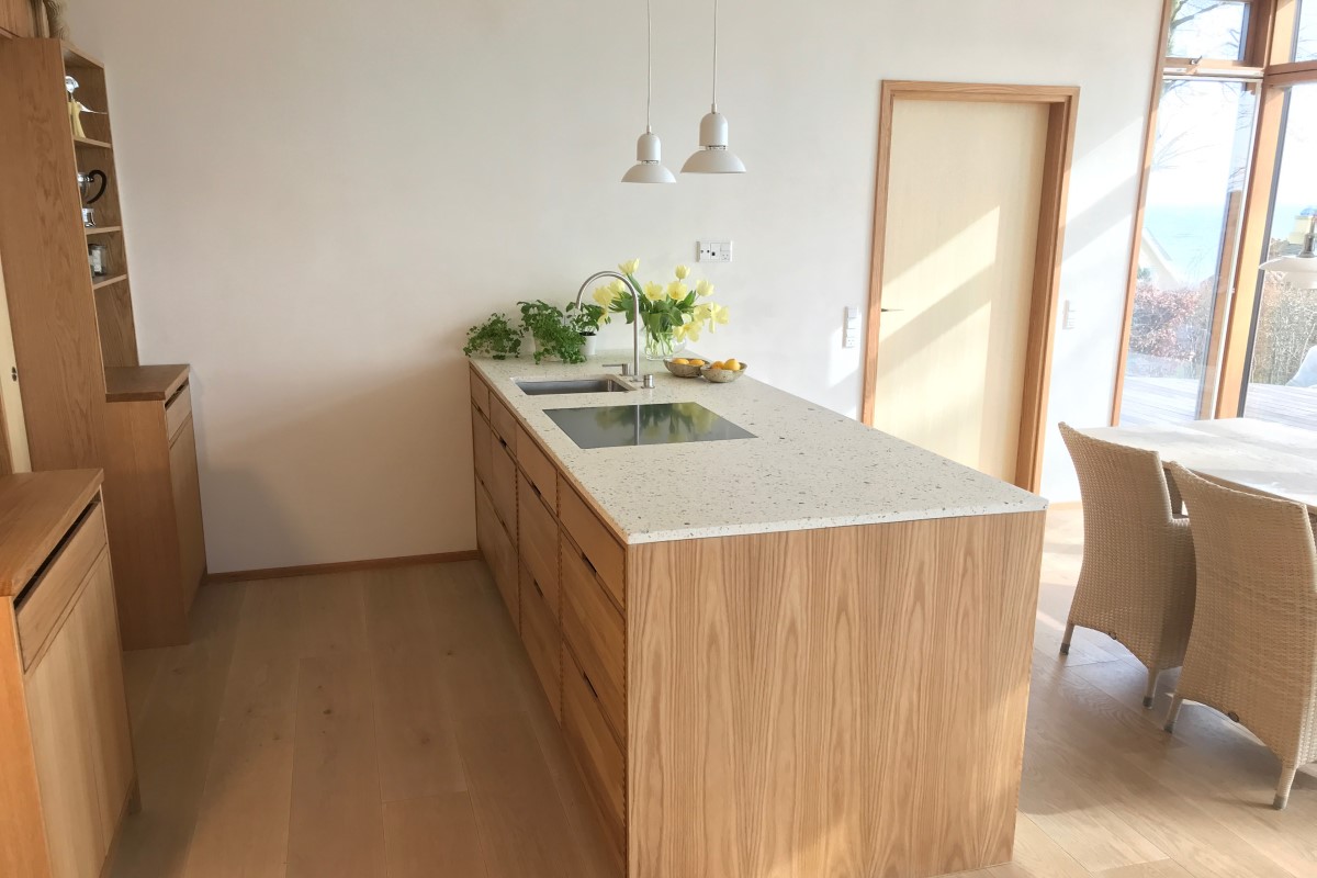 Støb selv terrazzo-bordplade