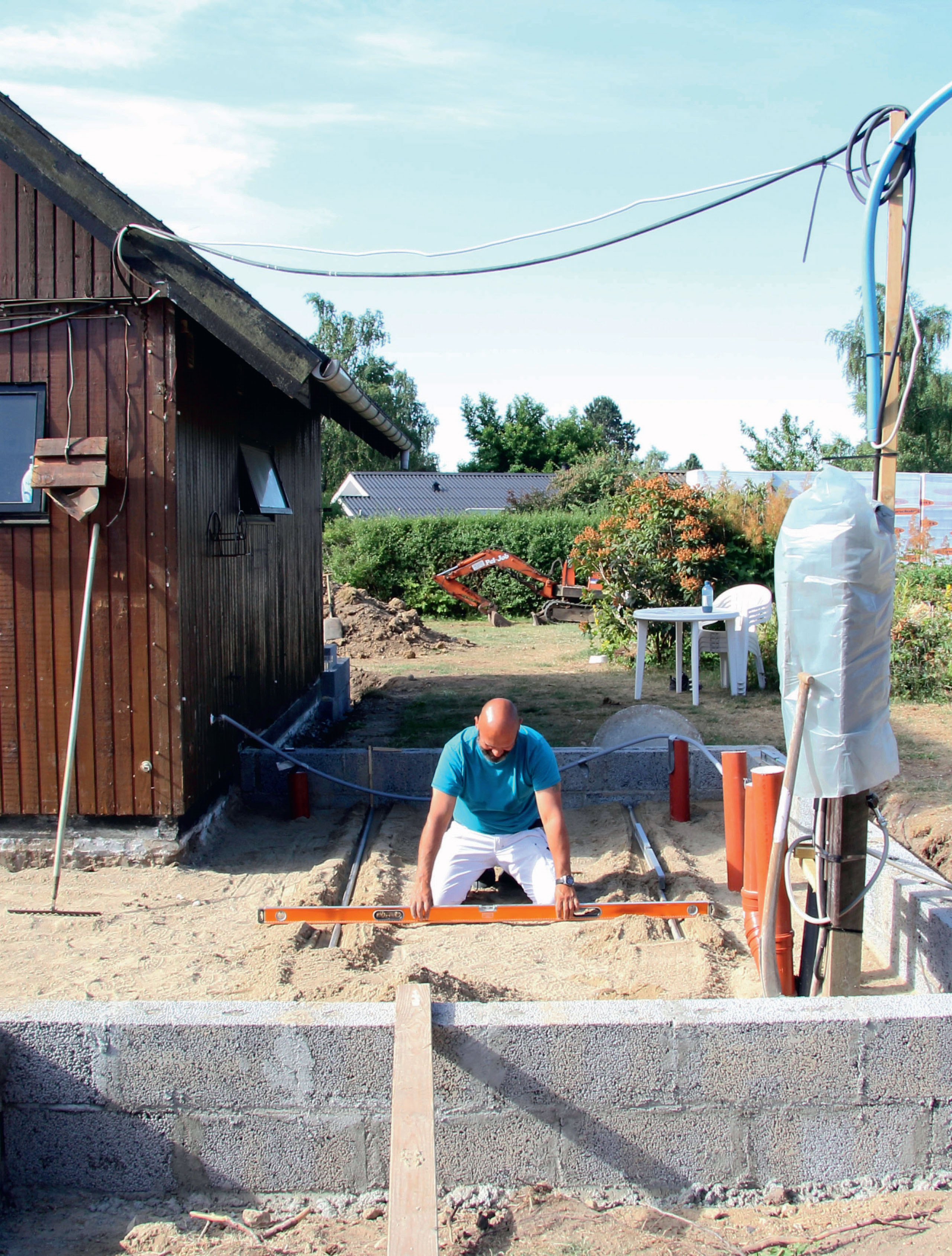 Tillbyggnad: Fundament