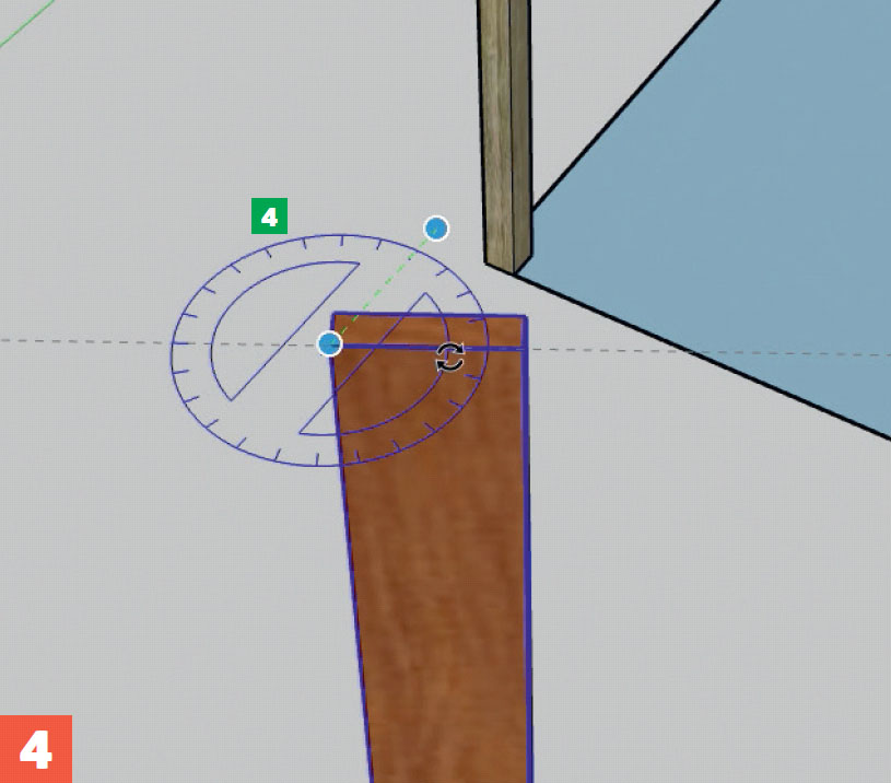 3d tegneprogram gratis: Flytt svillen med Move, slik at du kan jobbe med den.