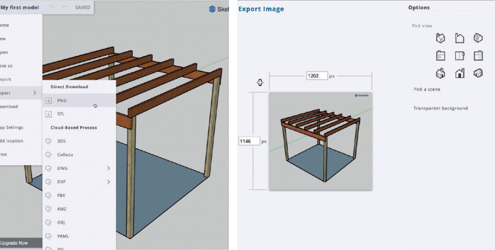 Ilmainen 3d suunnitteluohjelma: Näin luot kuvan Sketchup-suunnitteluohjelmasta.
