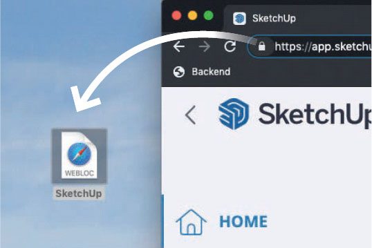 Sketchup: Tee pikakuvake SketchUp-suunnitteluohjelmalle.