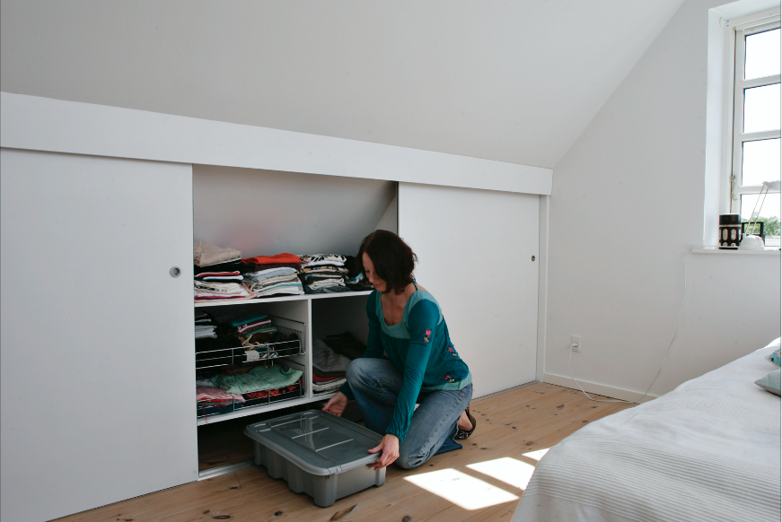 Smarte skyvedører til skråvegger