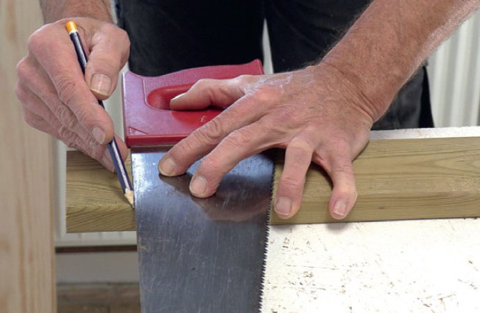 Såga 45 grader utan gersåg