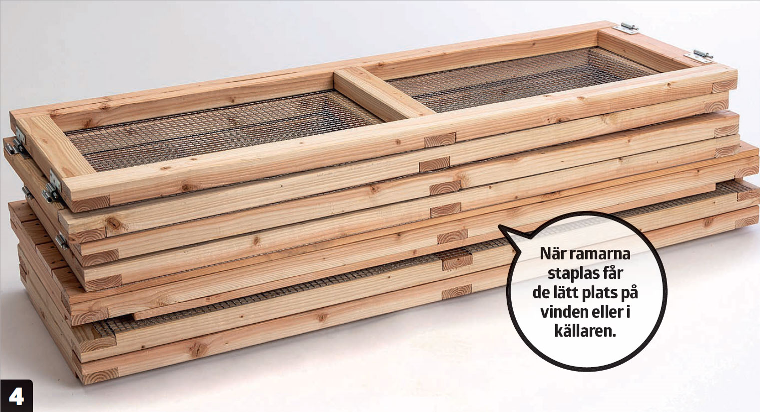 Bygga kaninbur: Gör alla sju ramarna innan du fortsätter.