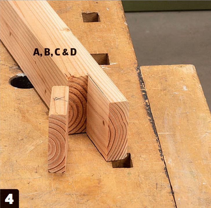 Itse tehty kanin häkki: Päätyliitokset on helpompi tehdä.