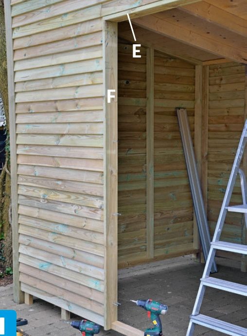 Bygg selv karm til dobbeltdør til utebod