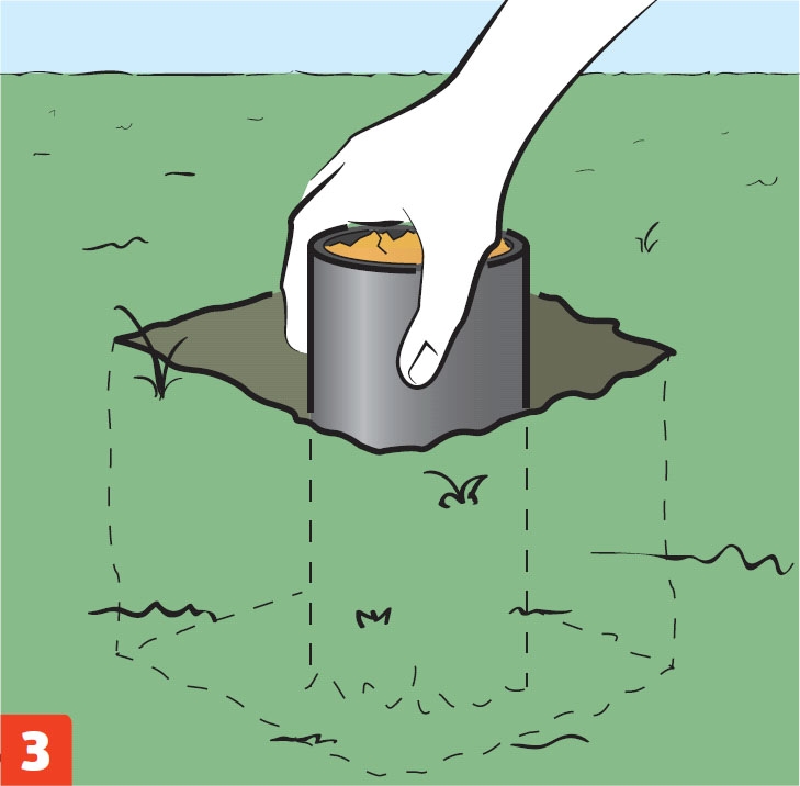 Støping av punktfundament med rør