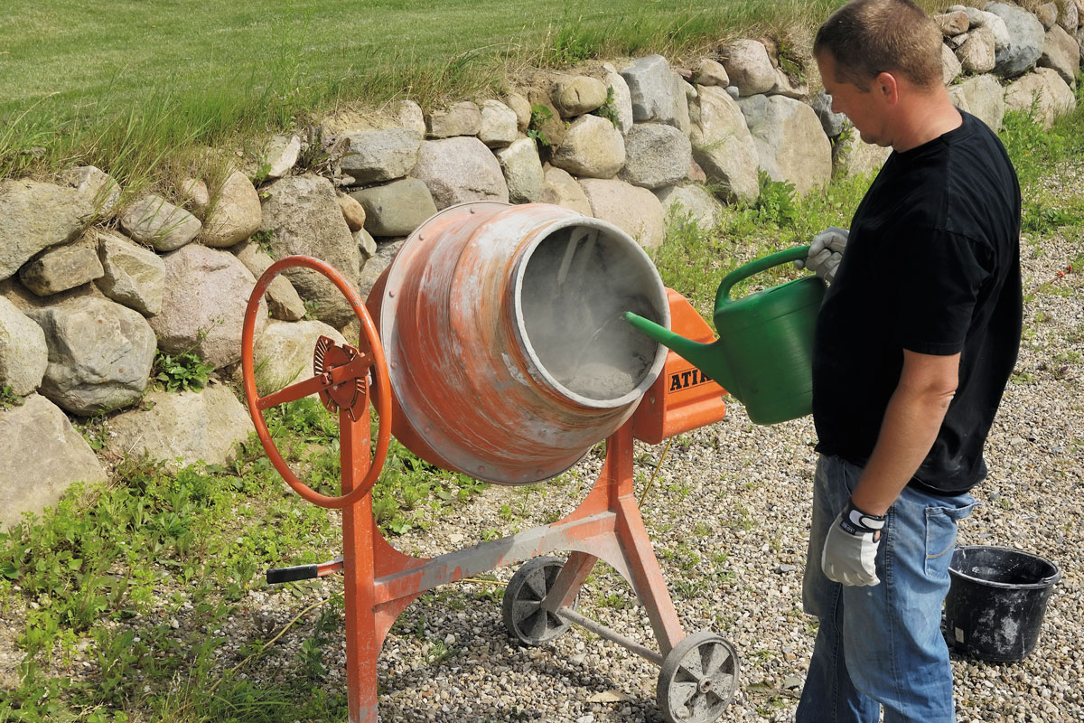 Itse sekoitettua vai valmista betonia?