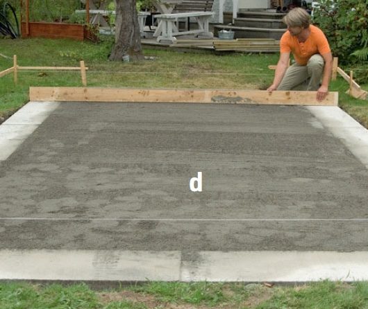 Randfundament støbes til orangeri