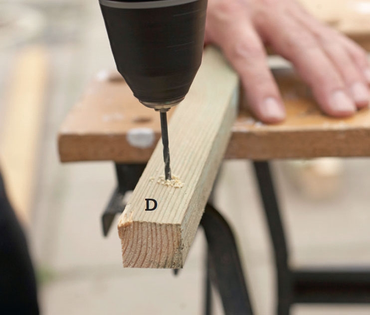 Stödlist till stor dynbox