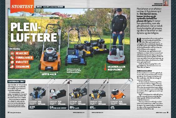 Vertikalskjærer bensin