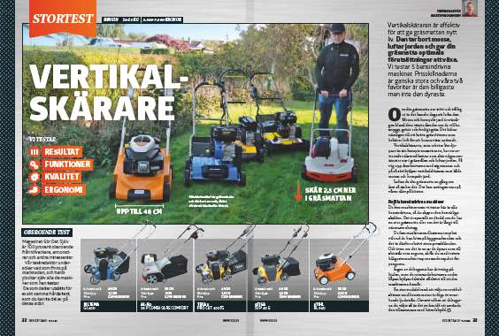 Vertikalskärare bensin