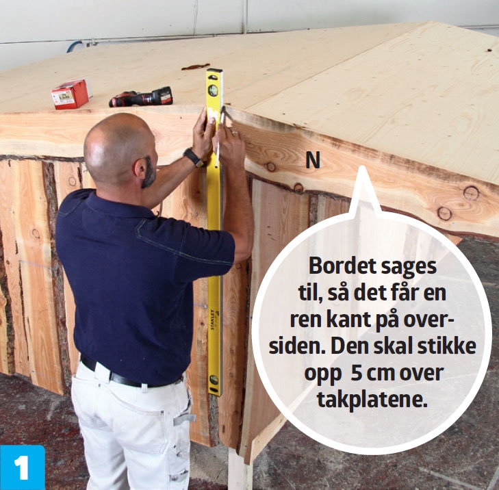 Bygge gapahuk vindskiene monters