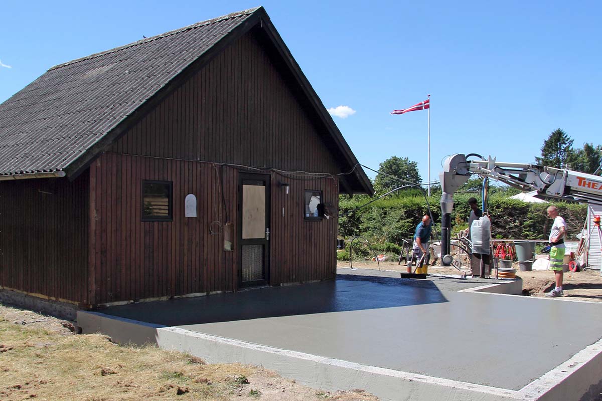 Tillbyggnad del 2: Fundament